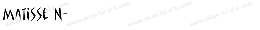 Matisse N字体转换